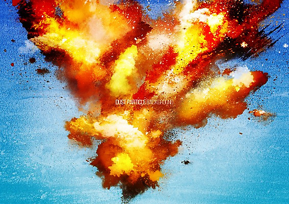 PSD 배경화면 백그라운드 일러스트 사람없음 컬러풀 연기 폭발 가루 먼지 파우더 더스트파티클 국내일러스트 컬러 파일형식