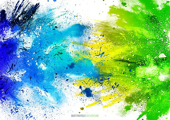 PSD 배경화면 백그라운드 일러스트 사람없음 컬러풀 연기 폭발 가루 먼지 파우더 더스트파티클 국내일러스트 컬러 파일형식