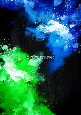 PSD 배경화면 백그라운드 일러스트 사람없음 컬러풀 연기 폭발 가루 먼지 파우더 더스트파티클 국내일러스트 컬러 파일형식