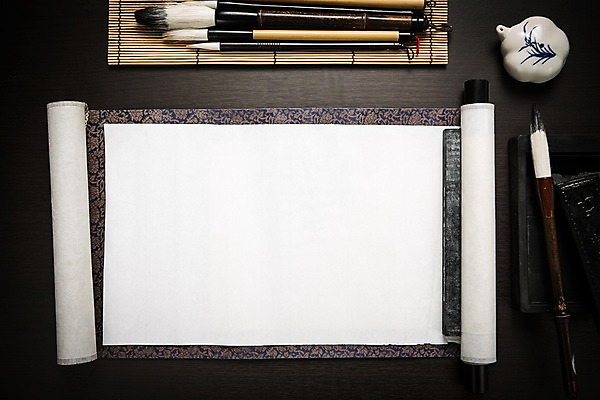 포토 JPG 스튜디오촬영 직업 종이 탁자 프레임 사람없음 하이앵글 먹 책상 오브젝트 두루마기 서예용품 서예가 서예붓 플랫레이 국내포토 뷰포인트 가구 서예 문구용품 실내 붓 플랫 파일형식