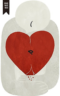 PSD 일러스트 안기 상상 사람모양 상상일러스트 사람없음 치료 고통 슬픔 하트 마음 깨짐 국내일러스트 모양 감정 컨셉 의학 모션 파일형식