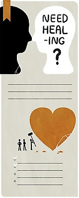 PSD 일러스트 상상 사람모양 상상일러스트 사람없음 치료 손상 고통 슬픔 하트 마음 망치 국내일러스트 모양 감정 컨셉 의학 공구 파일형식