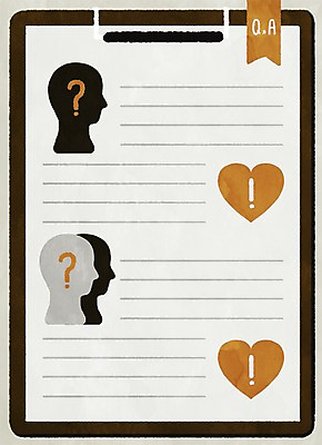 PSD 일러스트 상상 사람모양 상상일러스트 사람없음 치료 물음표 하트 마음 메모지 느낌표 서류판 국내일러스트 모양 기호 의학 사무용품 파일형식