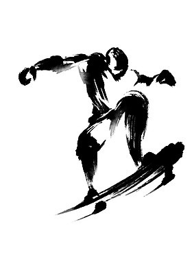 전신 PSD 스포츠 일러스트 캘리그라피 운동선수 한명 사람 권투 스케이트보드 권투선수 보더 국내일러스트 1 격투기 보드_스포츠 파일형식