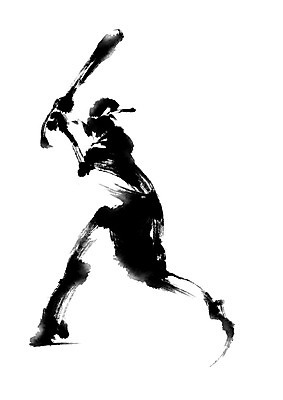 전신 PSD 스포츠 일러스트 캘리그라피 운동선수 한명 서기 사람 야구 타자 야구선수 국내일러스트 1 모션 구기 파일형식