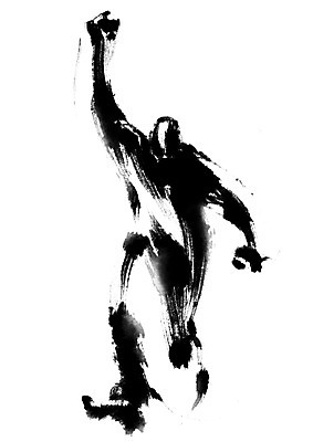 PSD 스포츠 일러스트 캘리그라피 운동선수 한명 사람 손들기 스케이트보드 보더 국내일러스트 1 모션 보드_스포츠 파일형식