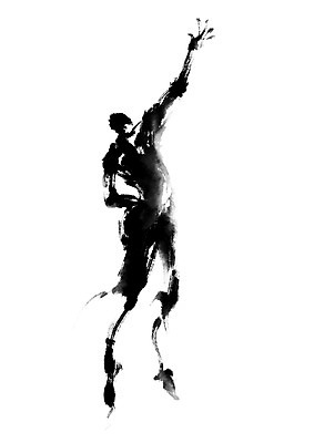 PSD 스포츠 일러스트 캘리그라피 운동선수 농구 한명 사람 점프 농구선수 덩크 국내일러스트 1 모션 구기 파일형식