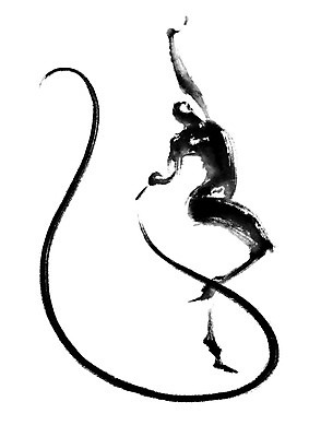 전신 PSD 스포츠 포즈 일러스트 캘리그라피 운동선수 한명 서기 사람 체조선수 체조 리본체조 국내일러스트 1 모션 운동 파일형식