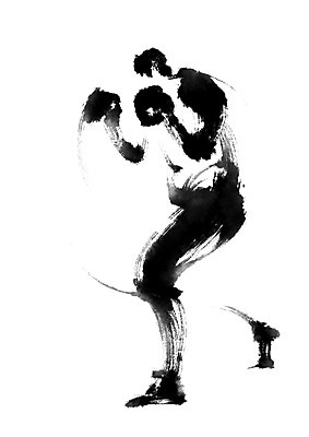 전신 PSD 스포츠 포즈 일러스트 캘리그라피 운동선수 한명 서기 사람 권투 권투선수 국내일러스트 1 모션 격투기 파일형식