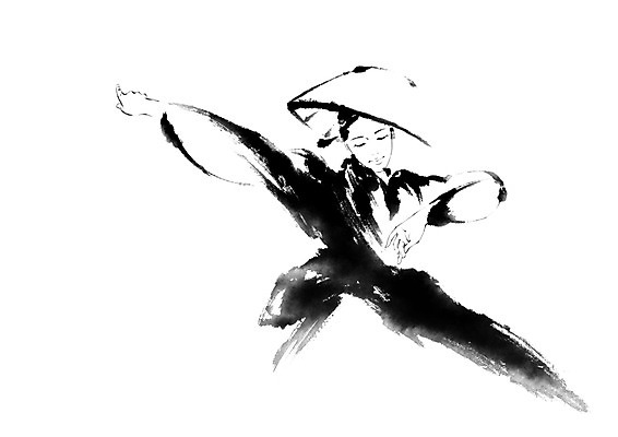 PSD 한국전통 여자 일러스트 캘리그라피 한명 상반신 성인 한국인 춤 전통의상 한복 기생 기생갓 국내일러스트 직업 1 전통 문화예술 한국 사람 동양인 갓_모자 파일형식