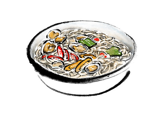 PSD 그릇 한식 음식 일러스트 캘리그라피 사람없음 국수 칼국수 국내일러스트 식기 면류 파일형식