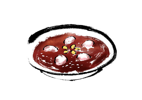 PSD 접시 한식 음식 일러스트 캘리그라피 사람없음 단팥죽 동지팥죽 새알심 팥죽 국내일러스트 식기 죽 파일형식