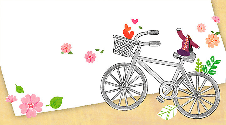 PSD 여자 꽃 일러스트 나뭇잎 사각프레임 프레임 광고판 한명 성인 새싹 자전거 희망 하트 프레임일러스트 국내일러스트 모양 식물 1 감정 잎 알림판 사람 사각형 바이크 판 파일형식