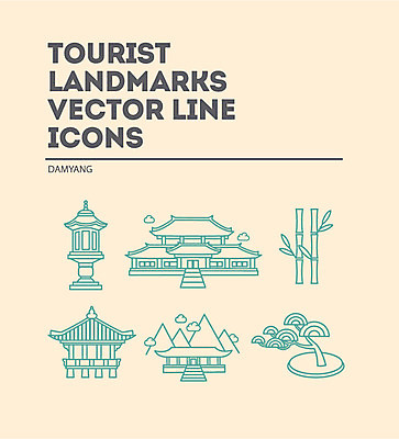 구름 아이콘 고건축 산 한국 사람없음 관광지 소나무 대나무 국내여행 담양 랜드마크 2D아이콘 AI파일 자연요소 나무 건축물 아시아 여행 전라남도 파일형식 벡터