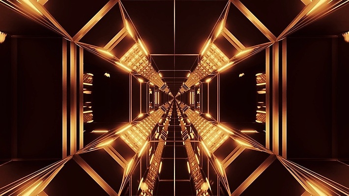 포토 JPG 해외이미지 디자인 백그라운드 일러스트 벽지 미래 실내 미술 사람없음 건물 빛 컬러풀 반사 3D 우주 복도 터널 황금 격납고 광 해외202004 해외포토 건축물 길 컬러 컨셉 문화예술 내부 디지털합성 파일형식 이미지허브