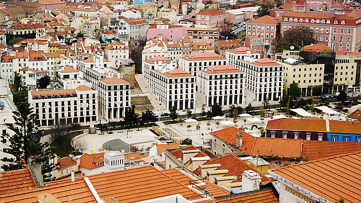 포토 JPG 해외이미지 유럽 지붕 사람없음 건물 도심 포르투갈 타일 정사각형 리스본 해외202004 해외포토 도형 건축물 나라 도시 파일형식 이미지허브