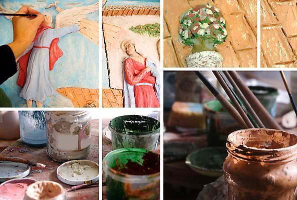 포토 JPG 해외이미지 종교 조각 천사 창조 미술 사람없음 페인트 신선 업무 도자기 작업실 성형수술 벽화 그림 예술가 화가 점토 모음 장인 조형 수공예 조각가 조작 해외202004 해외포토 직업 문화예술 작업 수술 공예 파일형식 이미지허브