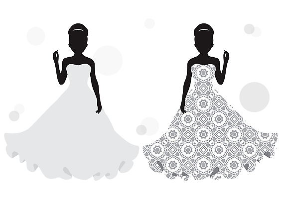 포토 JPG 해외이미지 모델 드레스 꽃 실루엣 결혼 꽃무늬 결혼식 사랑 사람없음 유행 검은색 수집 윤곽 고립 해외202004 해외포토 식물 옷 감정 컬러 무늬 촬영기법 이벤트 파일형식 이미지허브