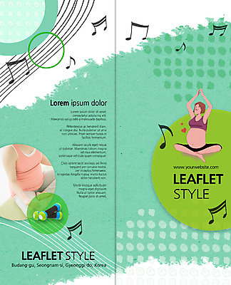 PSD 템플릿 편집 표지디자인 북디자인 출판디자인 여자 표지 리플렛 다이어트 2단접지 북커버 음표 요가 팜플렛 성인 두명 운동 임산부 아령 하트 오선지 태교 가부좌 이미지템플릿 모양 기호 웰빙 음악 건강 사람 앉기 임신 악보 오선 파일형식