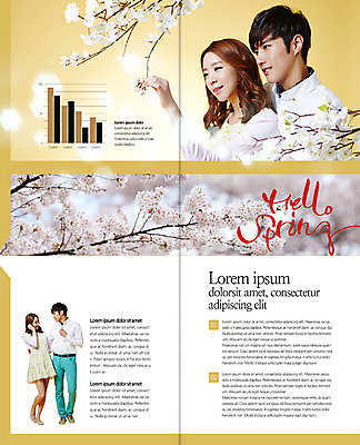전신 PSD 템플릿 편집 표지디자인 북디자인 커플 출판디자인 여자 남자 꽃 내지 리플렛 2단접지 북커버 그래프 팜플렛 여러명 상반신 20대 성인 봄 한국인 벚꽃 나뭇가지 이미지템플릿 나무 식물 계절 다수 관계 사람 동양인 청년 파일형식