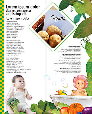 PSD 템플릿 편집 표지디자인 북디자인 출판디자인 남자 내지 리플렛 2단접지 북커버 호박 나뭇잎 감자 오리 욕조 옥수수 앉기 동양인 팜플렛 두명 목욕 한국인 아기 브로콜리 유기농 이미지템플릿 웰빙 잎 채소 모션 조류 곡류 사람 인종 청결 파일형식