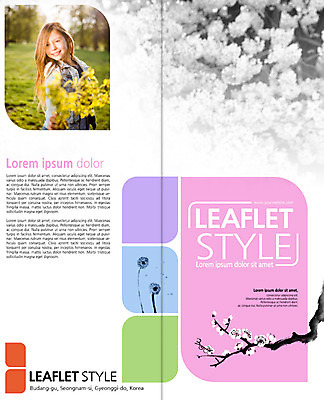 PSD 서양인 템플릿 편집 표지디자인 북디자인 출판디자인 여자 표지 꽃 리플렛 2단접지 북커버 한명 웃음 소녀 팜플렛 상반신 봄 나뭇가지 이미지템플릿 외국인 나무 식물 1 계절 어린이 표정 사람 파일형식