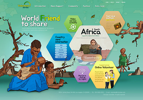 PSD 나무 템플릿 여자 남자 어린이 흑인 웹템플릿 아프리카 사이트템플릿 여러명 성인 홈페이지 홈페이지시안 한국인 자원봉사자 기아 사회복지 메인 이미지템플릿 서양인 식물 나라 다수 사람 동양인 사회이슈 복지 파일형식