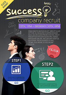 PSD 외국인 템플릿 여자 남자 화살표 웹템플릿 이벤트페이지 이벤트 성인 두명 구직 등맞대기 취업준비생 구인구직 전구모양 이미지템플릿 모양 컨셉 전구 모션 사람 인종 페이지 구인 파일형식