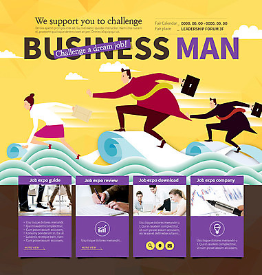 PSD 외국인 구름 템플릿 여자 남자 파도 웹템플릿 서류가방 이벤트페이지 이벤트 여러명 성인 구직 취업준비생 구인구직 이미지템플릿 자연요소 바다 다수 컨셉 가방 사람 인종 페이지 구인 파일형식