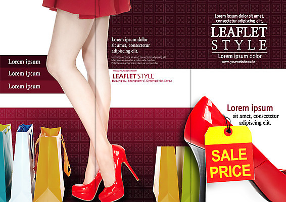 PSD 템플릿 편집 표지디자인 북디자인 출판디자인 여자 패션 표지 리플렛 신발 북커버 3단접지 한명 이벤트 팜플렛 성인 쇼핑 쇼핑백 라벨 세일 하반신 다리 하이힐 이미지템플릿 1 구두 가방 프레임 사람 신체부위 여성화 파일형식
