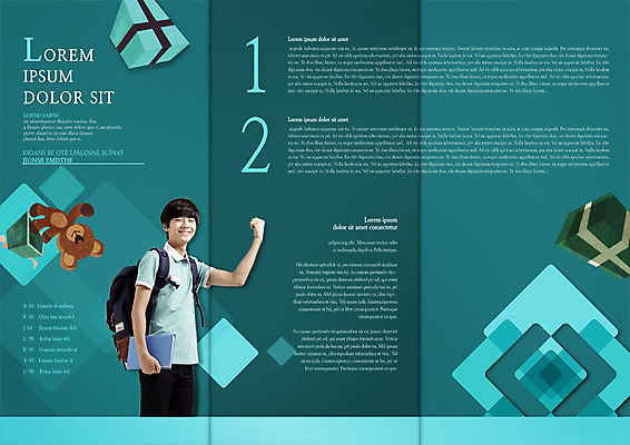 PSD 템플릿 편집 표지디자인 북디자인 출판디자인 남자 내지 리플렛 북커버 3단접지 배낭 청소년 한명 웃음 이벤트 팜플렛 상반신 책 선물상자 쇼핑 파이팅 곰인형 한국인 이미지템플릿 1 인형 가방 모션 표정 선물 사람 동양인 상자 파일형식