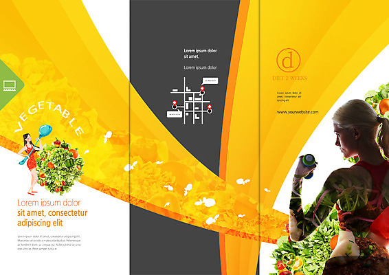 PSD 서양인 템플릿 편집 표지디자인 북디자인 출판디자인 여자 표지 리플렛 다이어트 채소 북커버 3단접지 팜플렛 상반신 20대 성인 두명 뒷모습 운동 숟가락 아령 채식 약도 이미지템플릿 외국인 뷰포인트 지도 수저 건강 사람 청년 파일형식