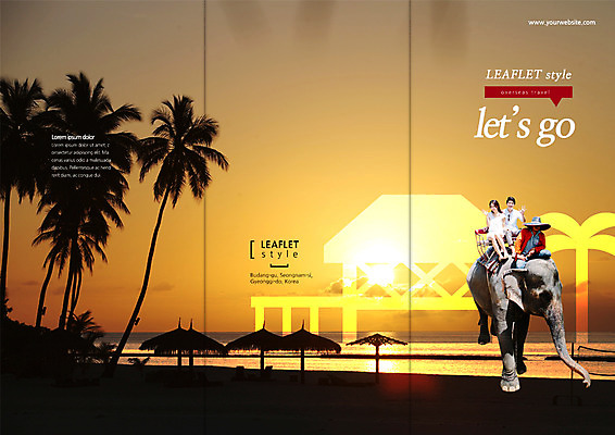 PSD 동물 템플릿 편집 표지디자인 북디자인 커플 출판디자인 여자 표지 남자 실루엣 리플렛 해외여행 여행 북커버 3단접지 태국 코끼리 팜플렛 성인 세명 30대 야자수 일몰 한국인 파라솔 이미지템플릿 나무 해외 아시아 포유류 관계 촬영기법 사람 동양인 장년 노을 파일형식