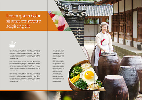 PSD 템플릿 편집 한국전통 표지디자인 북디자인 출판디자인 여자 노년 내지 한식 음식 리플렛 채소 북커버 3단접지 한옥 한명 웃음 팜플렛 한국인 항아리 한복 계란프라이 나물 비빔밥 이미지템플릿 1 전통 고건축 한국 표정 사람 동양인 성인 도자기 전통의상 계란요리 파일형식