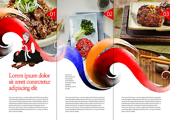 PSD 템플릿 편집 한국전통 접시 표지디자인 북디자인 출판디자인 여자 내지 한식 음식 리플렛 채소 술잔 북커버 3단접지 젓가락 육류 한명 팜플렛 성인 한복 태극 무순 육회 떡갈비 이미지템플릿 1 전통 문양 식기 식재료 잔 한국 수저 생고기 사람 전통의상 새싹채소 파일형식