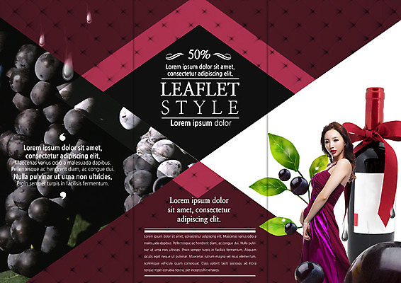 PSD 템플릿 편집 표지디자인 북디자인 출판디자인 드레스 여자 리본 내지 리플렛 북커버 3단접지 포도 나뭇잎 한명 팜플렛 상반신 20대 성인 옆모습 와인 한국인 와인병 의료성형뷰티 이미지템플릿 1 옷 뷰포인트 잎 과일 병_용기 주류 사람 동양인 청년 파일형식