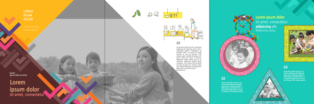 PSD 템플릿 편집 표지디자인 북디자인 출판디자인 어린이교육 교육 내지 어린이 리플렛 북커버 3단접지 소녀 소년 팜플렛 여러명 상반신 성인 광주리 교사 유치원 한국인 자명종 체험학습 이미지템플릿 직업 여자 남자 시계 다수 사람 동양인 바구니 알람 체험 파일형식