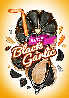 PSD 음료 채소 일러스트 빨대 사람없음 라벨 주스 물방울 야채즙 흑마늘 국내일러스트 프레임 마늘 즙 파일형식