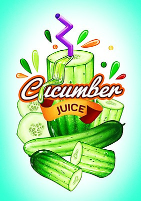 PSD 음료 채소 일러스트 오이 빨대 사람없음 라벨 주스 물방울 야채즙 국내일러스트 프레임 즙 파일형식
