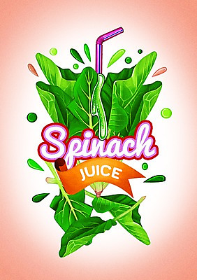 PSD 음료 채소 일러스트 빨대 사람없음 라벨 물방울 시금치 야채즙 국내일러스트 프레임 즙 파일형식