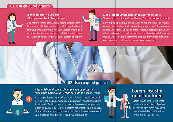 템플릿 편집 표지디자인 북디자인 출판디자인 여자 남자 내지 리플렛 북커버 3단접지 의학 인체모형 청진기 주사기 마스크 팜플렛 여러명 성인 책 노트북 알약 의사 의사가운 구급상자 이미지템플릿 AI파일 다수 의료기기 사람 전자제품 약 모형 의료진 의료용품 가운 파일형식 벡터