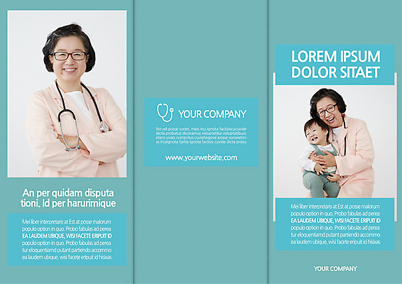 템플릿 편집 표지디자인 북디자인 출판디자인 여자 표지 노년 안경 리플렛 북커버 3단접지 의학 웃음 팜플렛 상반신 두명 팔짱 한국인 의사 아기 의사가운 60대 여의사 소아과 소아과의사 이미지템플릿 AI파일 잡화 모션 표정 병원 사람 동양인 성인 의료진 가운 파일형식 벡터