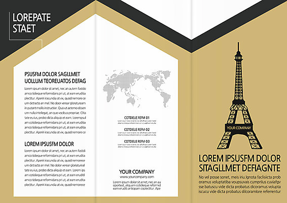 템플릿 편집 표지디자인 북디자인 출판디자인 표지 리플렛 여행 세계지도 북커버 3단접지 팜플렛 사람없음 프랑스 에펠탑 유럽여행 이미지템플릿 AI파일 유럽 해외여행 지도 세계 파리 랜드마크 파일형식 벡터