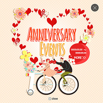 PSD 템플릿 커플 여자 기념일 남자 꽃잎 웹템플릿 데이트 팝업 이벤트팝업 웹팝업 사랑 성인 두명 자전거 하트 레이어팝업 이미지템플릿 모양 꽃 감정 관계 사람 이벤트 바이크 파일형식