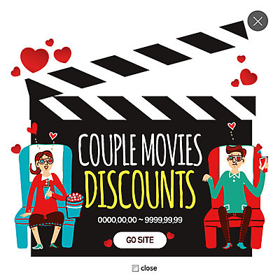 PSD 템플릿 커플 여자 남자 웹템플릿 팝업 이벤트팝업 웹팝업 사랑 성인 두명 하트 영화관 콜라 팝콘 3D안경 레이어팝업 영화감상 이미지템플릿 모양 감정 안경 관계 사람 감상 극장 영화 탄산음료 파일형식