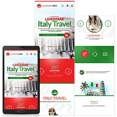 PSD 외국인 템플릿 여자 여행 웹템플릿 모바일 성인 두명 이탈리아 박물관 피사의사탑 모바일템플릿 모바일웹 콜로세움 랜드마크 이탈리아국기 이미지템플릿 유럽 사람 인종 세계문화유산 국기 로마 파일형식