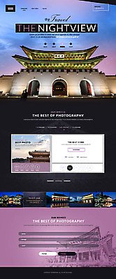 PSD 템플릿 여행 웹템플릿 야경 사이트템플릿 한국 사람없음 홈페이지 홈페이지시안 궁전 문화재 경복궁 랜드마크 랜딩페이지 이미지템플릿 아시아 고건축 야간 파일형식 풍경_경치
