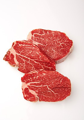 포토 JPG 스튜디오촬영 식재료 실내 육류 사람없음 소고기 세개 흰배경 안심 마블링 국내포토 백그라운드 3 내부 흰색 파일형식