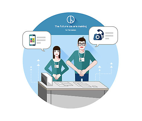 여자 남자 종이 일러스트 미래 성인 두명 스마트폰 발전 플랫 투표 선거 전화기 안내원 정치 국내일러스트 AI파일 직업 컨셉 사람 핸드폰 스마트기기 민주주의 파일형식 벡터