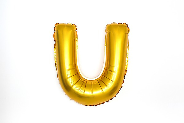 포토 JPG 스튜디오촬영 문자 알파벳 영어 기념일 대문자 누끼 이벤트 사람없음 파티 금색 U 파티용품 풍선 헬륨 국내포토 컬러 실내 원소 이벤트용품 파일형식